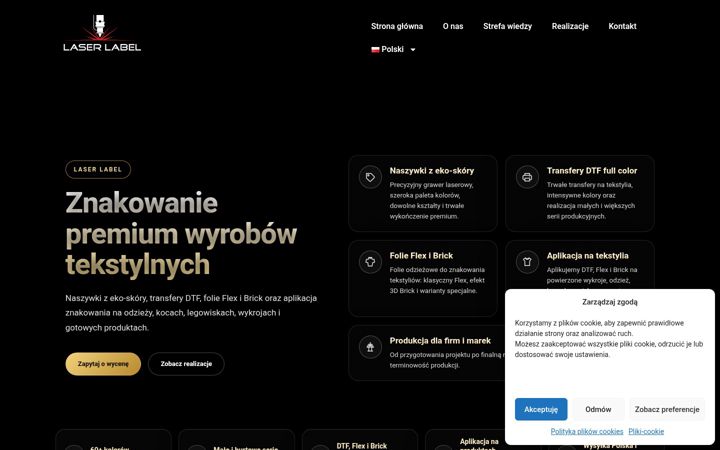 Screenshot of laser-label.pl