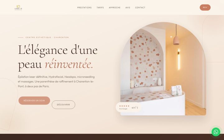 Screenshot of laser-or.com
