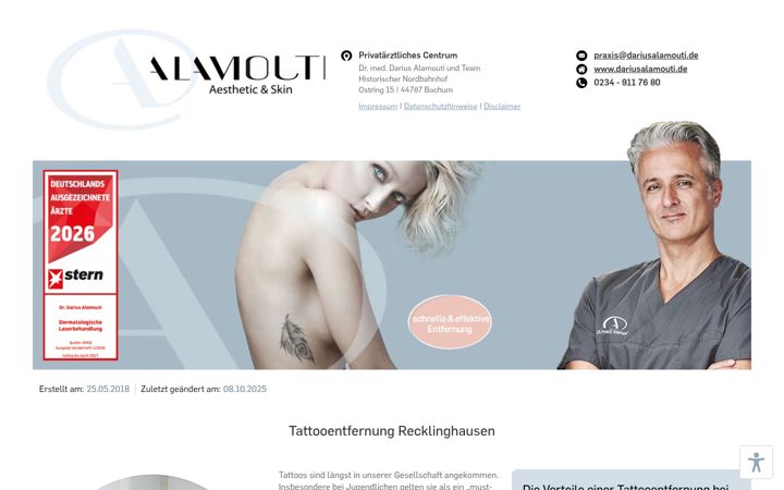 Ekrānuzņēmums no laser-tattooentfernung-recklinghausen.de
