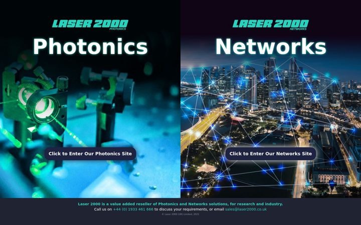 Screenshot of laser2000.co.uk