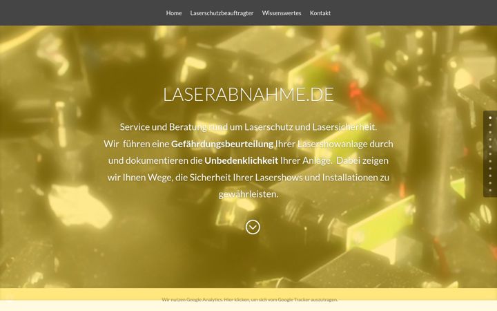 Screenshot of laserabnahme.de