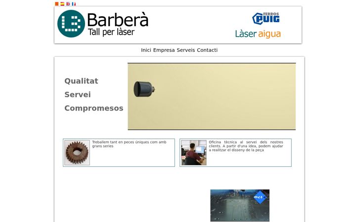 Screenshot of laserbarbera.com