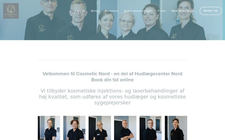 Screenshot of lasercenternord.dk