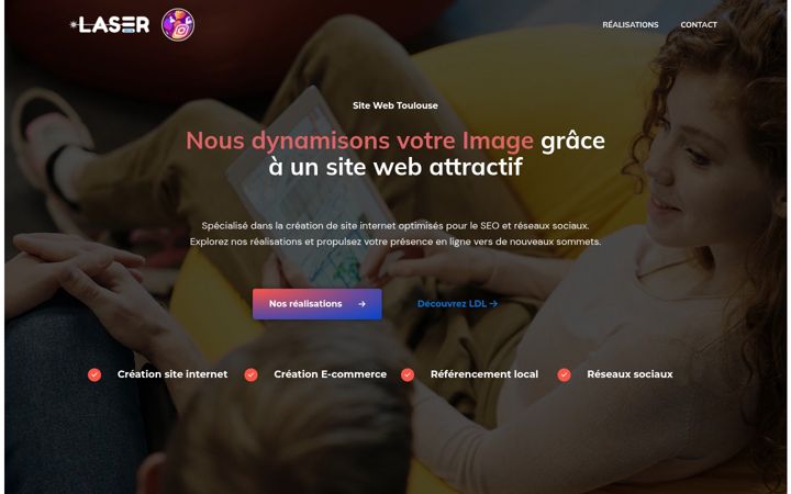 Screenshot of laserdigital.fr