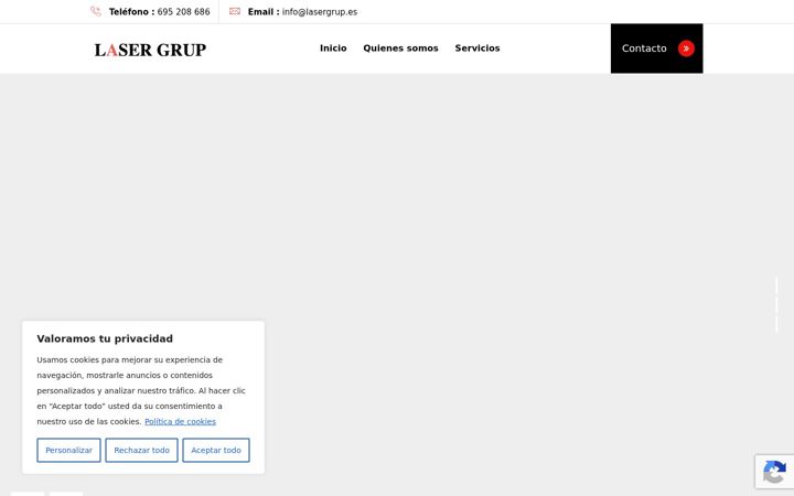 Screenshot of lasergrup.es
