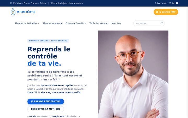 Screenshot of laserhypno.fr