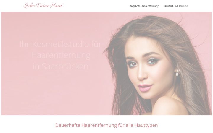 Screenshot of laserkosmetik-saar.de