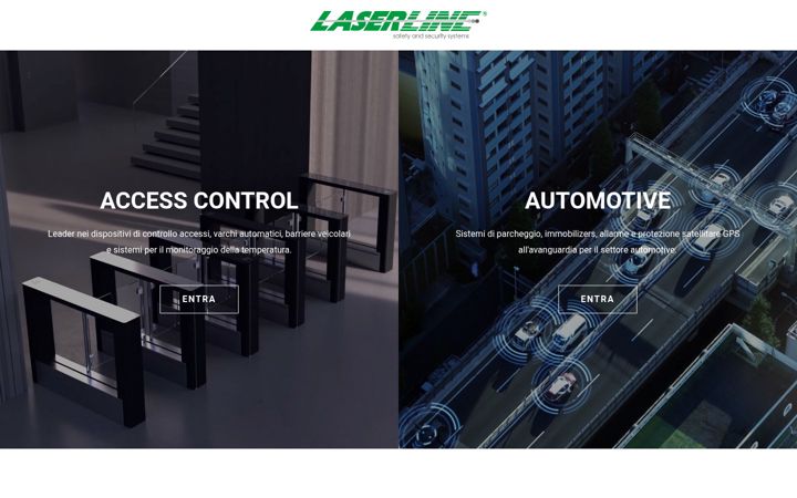 Screenshot of laserline.it