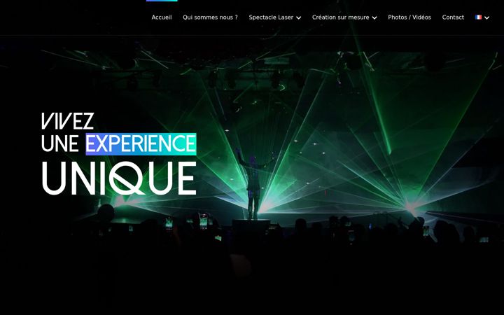 Screenshot of laserman.fr