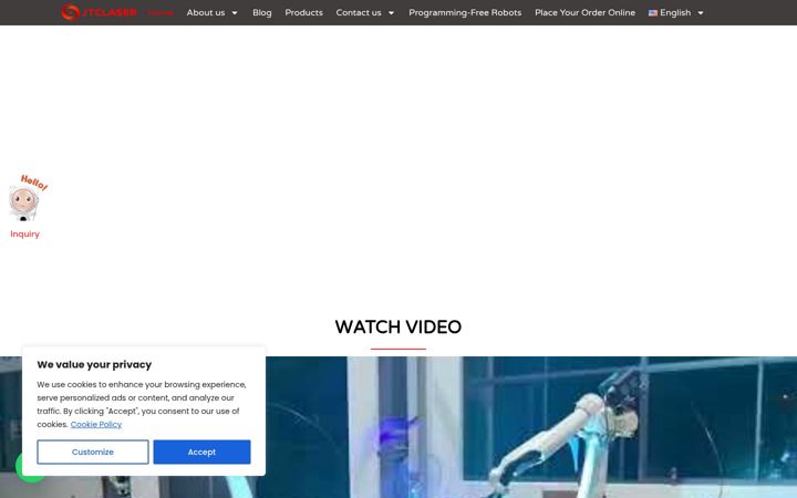 Screenshot of lasermanufacture.com
