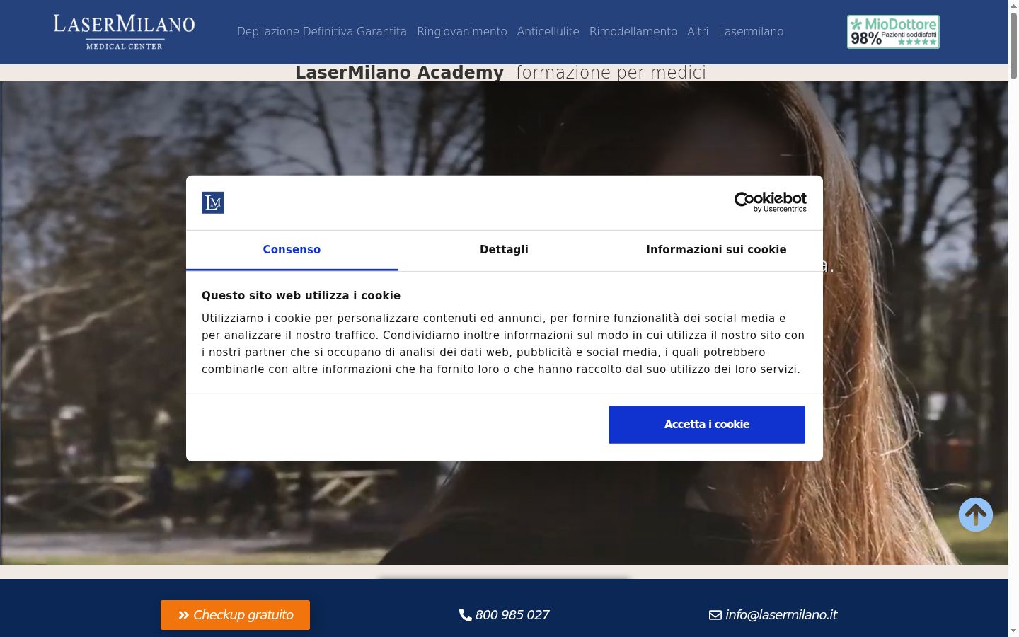 Screenshot tal-banner tal-kunsens muri qabel kwalunkwe interazzjoni