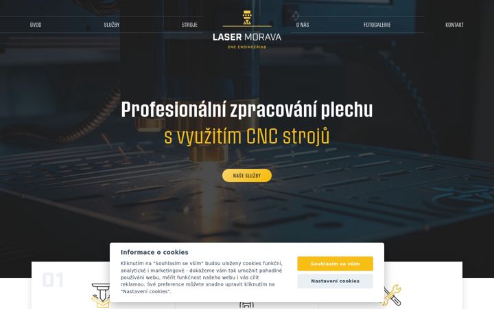 Screenshot of lasermorava.cz
