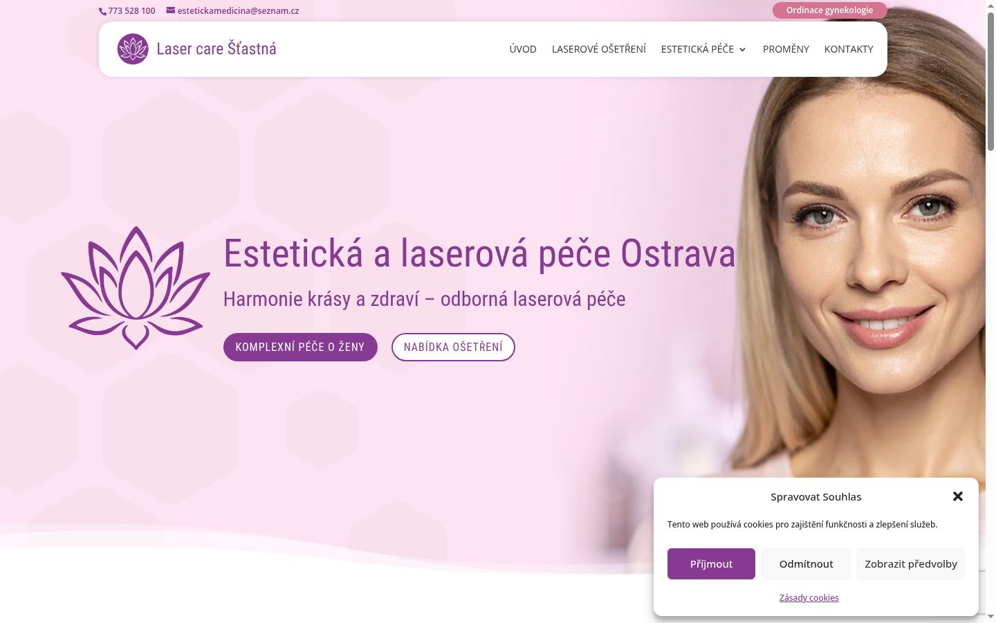 Skärmbild av samtyckesbannern som visades före någon interaktion
