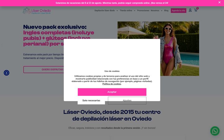 Screenshot of laseroviedo.com