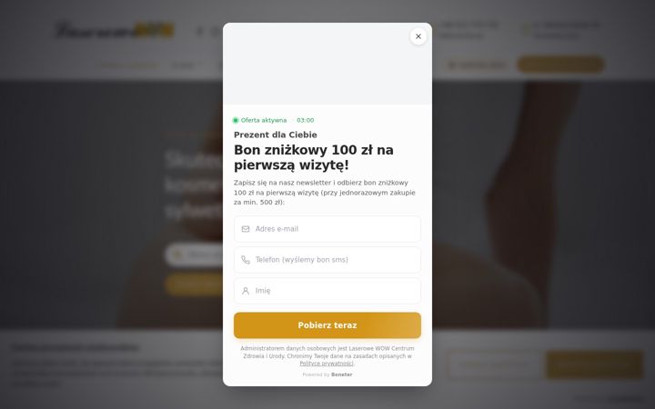 Screenshot of laserowewow.pl