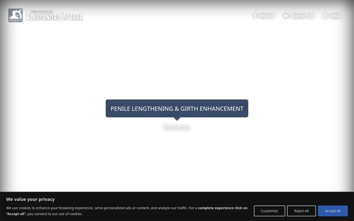 Screenshot of laserpenoplasty.com