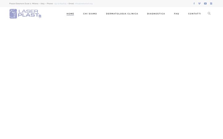Screenshot stránky laserplastdermatologia.org