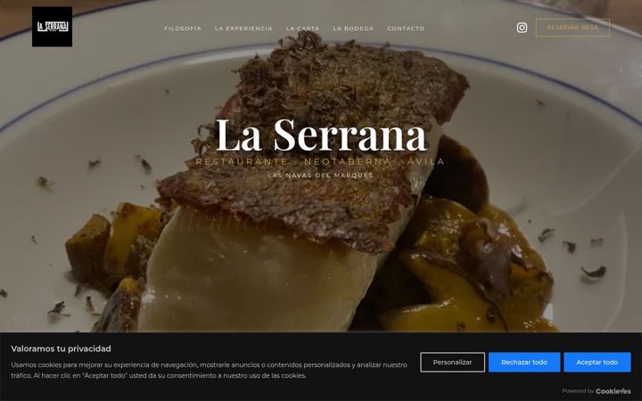 Screenshot of laserrananeotaberna.com