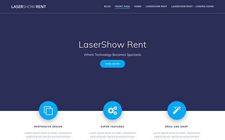 Ekrano kopija lasershowrent.nl