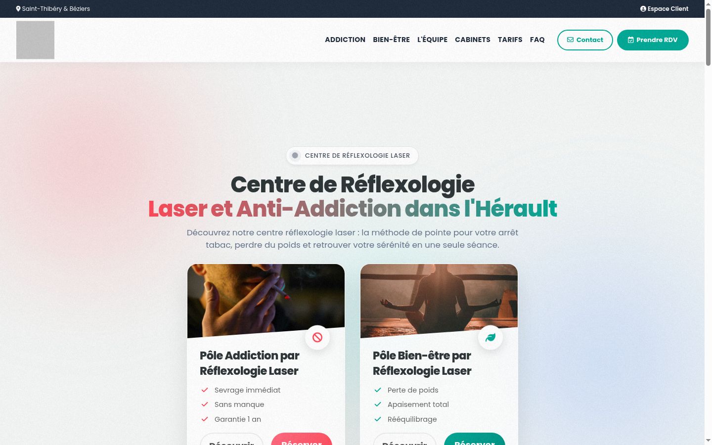 Capture d'écran de la bannière de consentement affichée avant toute interaction