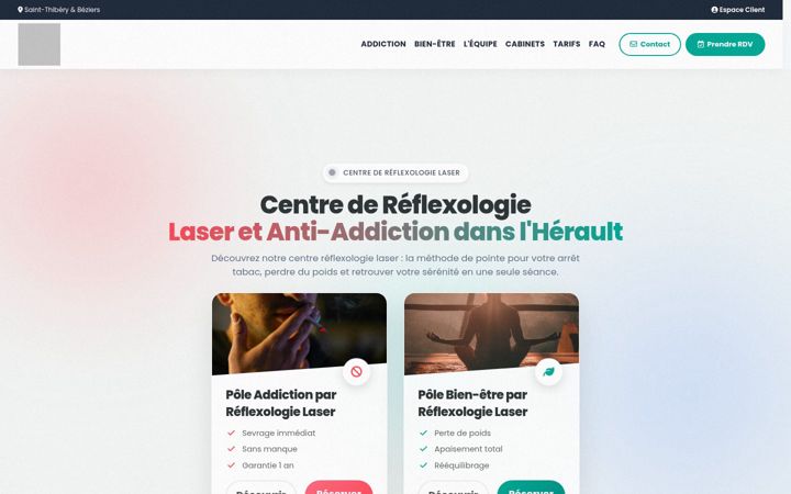 Screenshot of lasersolution.fr