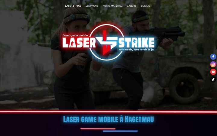 Screenshot of laserstrike.fr