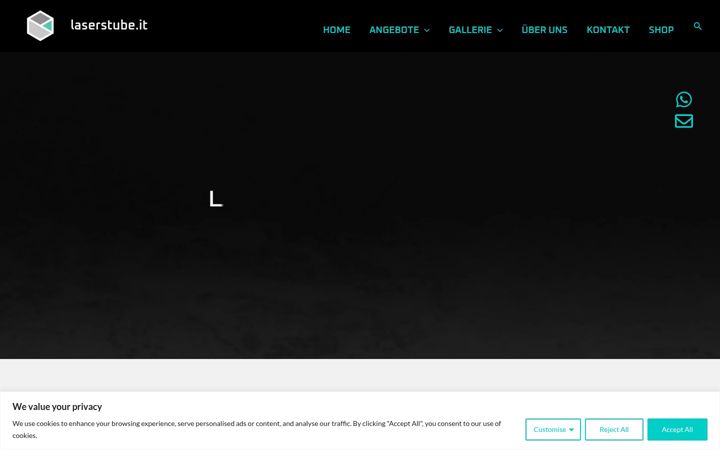 Screenshot of laserstube.it