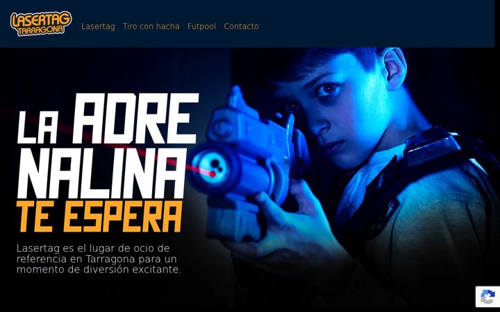 Screenshot of lasertag-tarragona.es