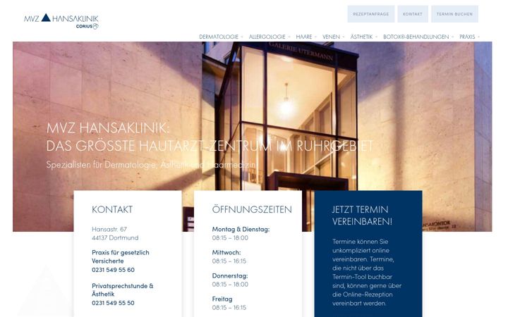Screenshot of lasertherapie-muenster.de