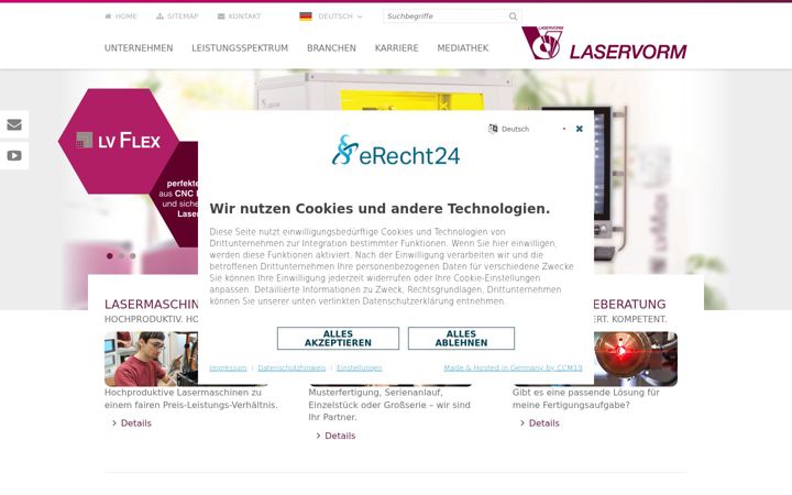Screenshot of laservorm.com