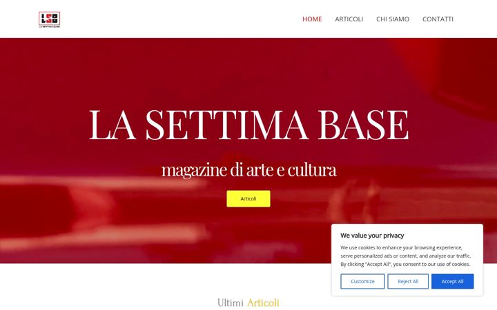 Screenshot of lasettimabase.it