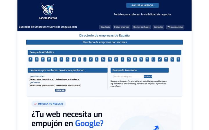Screenshot of lasguias.com