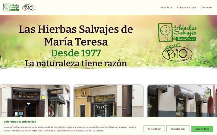 Screenshot of lashierbassalvajes-solobio.com