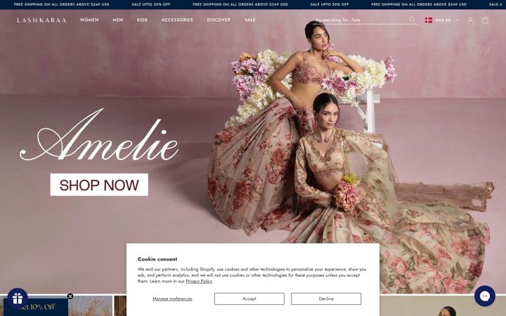 Screenshot of lashkaraa.com