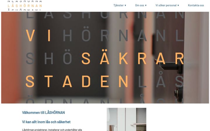 Screenshot of lashornan.se