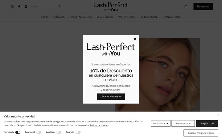 Screenshot of lashperfectwithyou.com