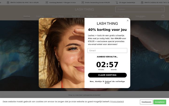 Screenshot of lashthing.nl
