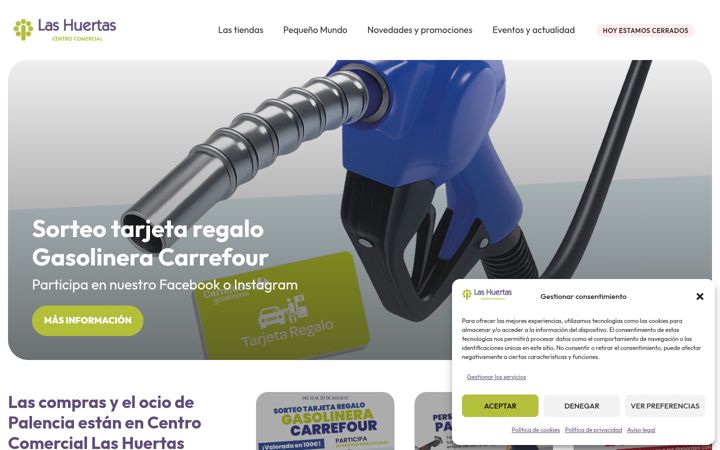 Screenshot of lashuertas.es