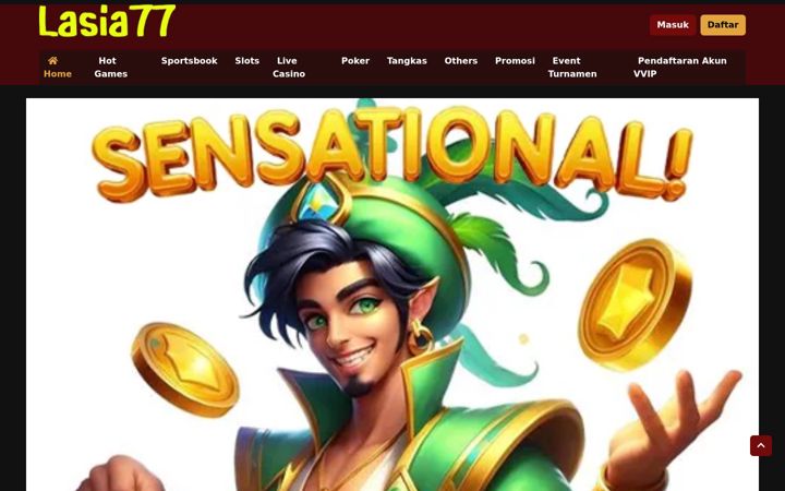 Screenshot of lasia77.com
