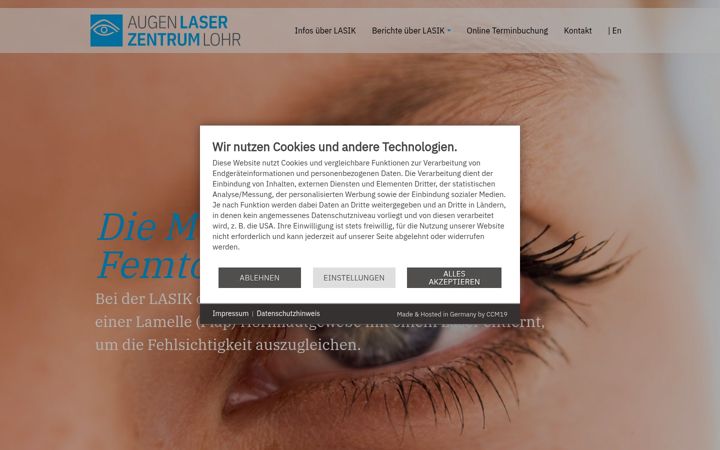 Screenshot of lasik.info