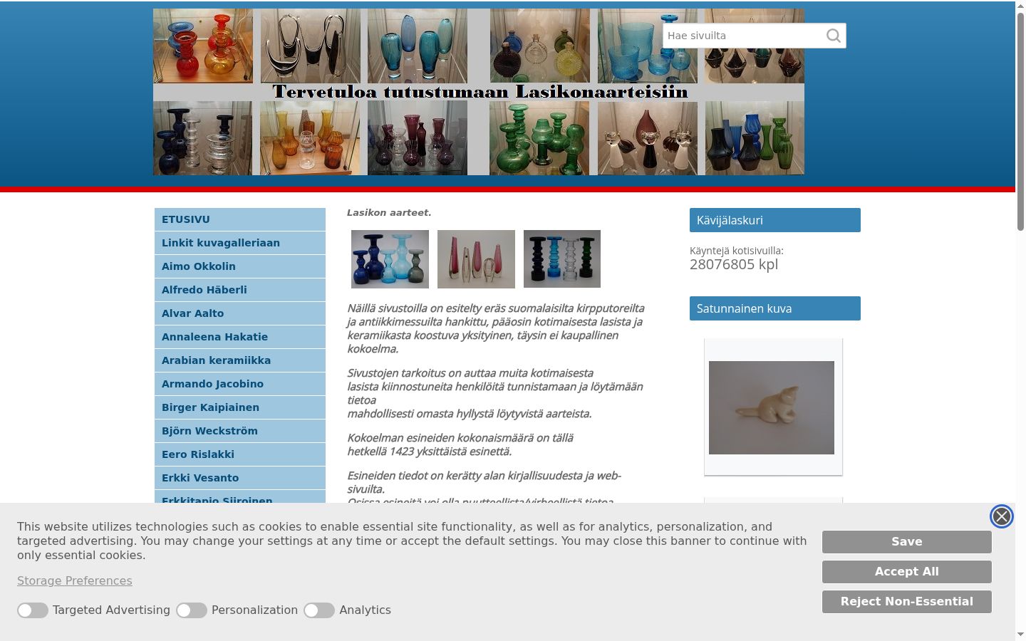 Screenshot tal-banner tal-kunsens muri qabel kwalunkwe interazzjoni