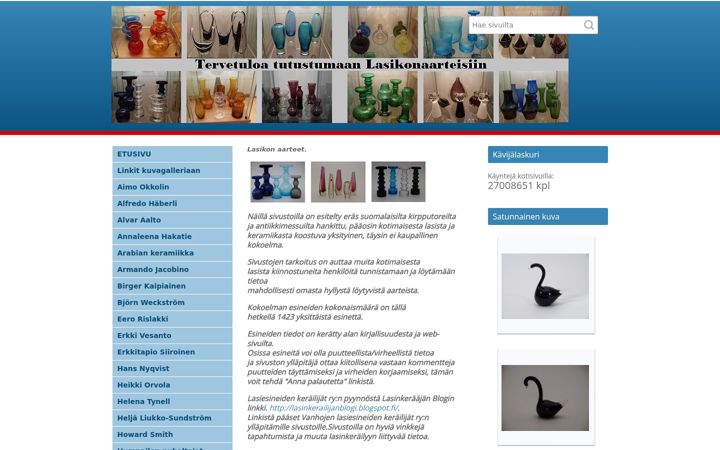 Screenshot of lasikonaarteet.com