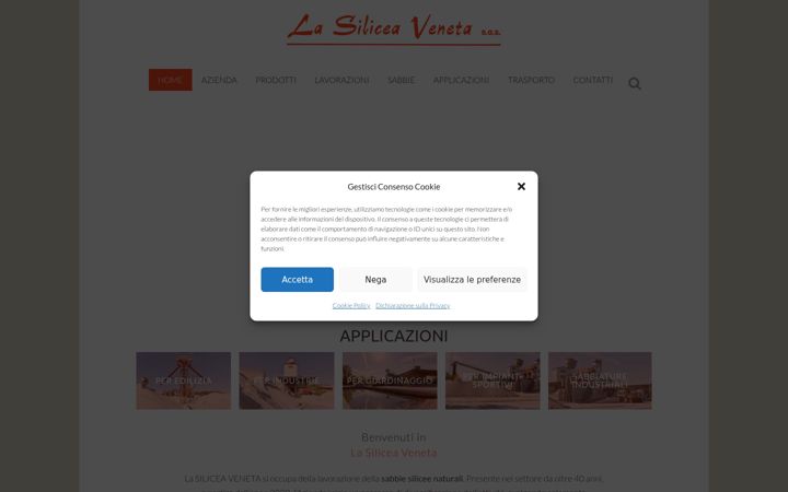 Screenshot of lasiliceaveneta.it