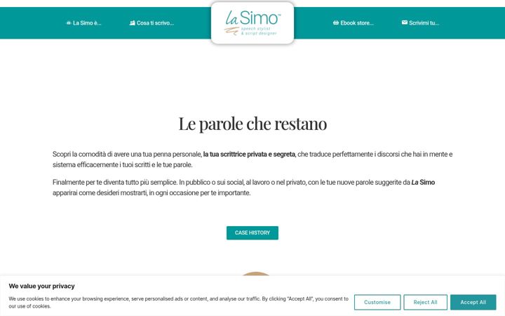 Screenshot of lasimotiscrive.it
