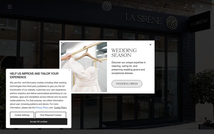 Screenshot of lasirene.co.uk