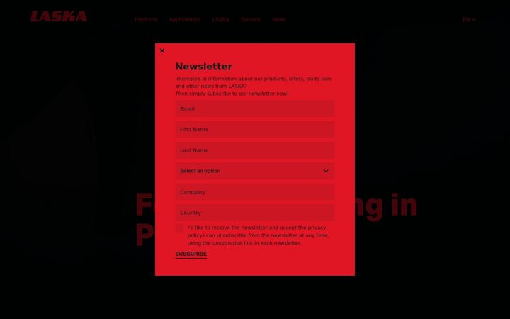 Screenshot of laska.at