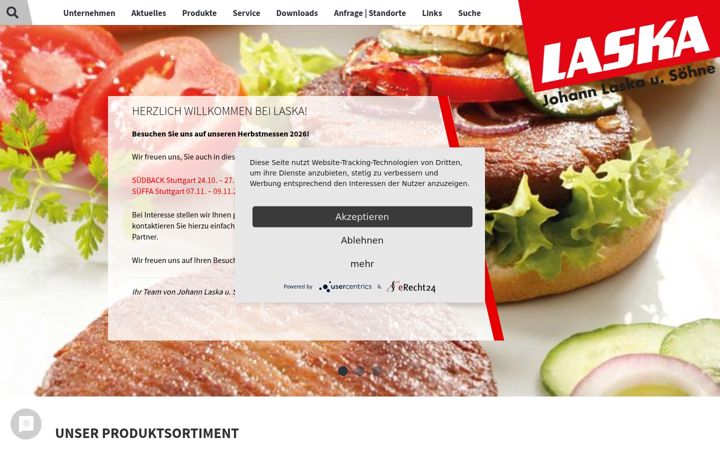 Screenshot of laska.co.at