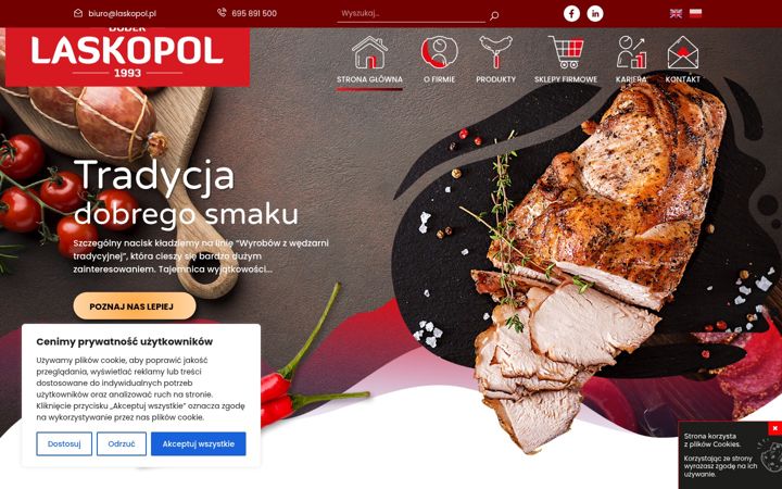 Screenshot of laskopol.pl