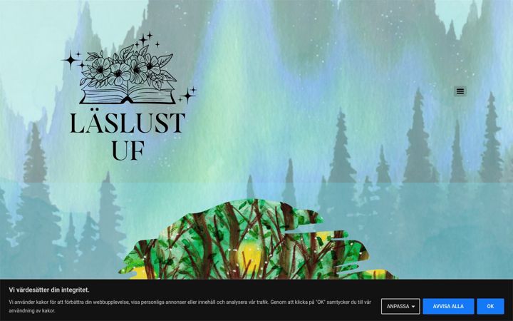Screenshot of laslustuf.se