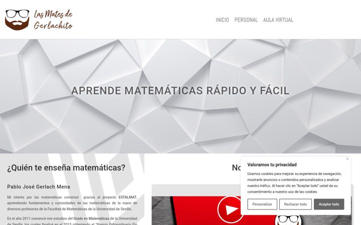 Screenshot of lasmatesdegerlachito.com